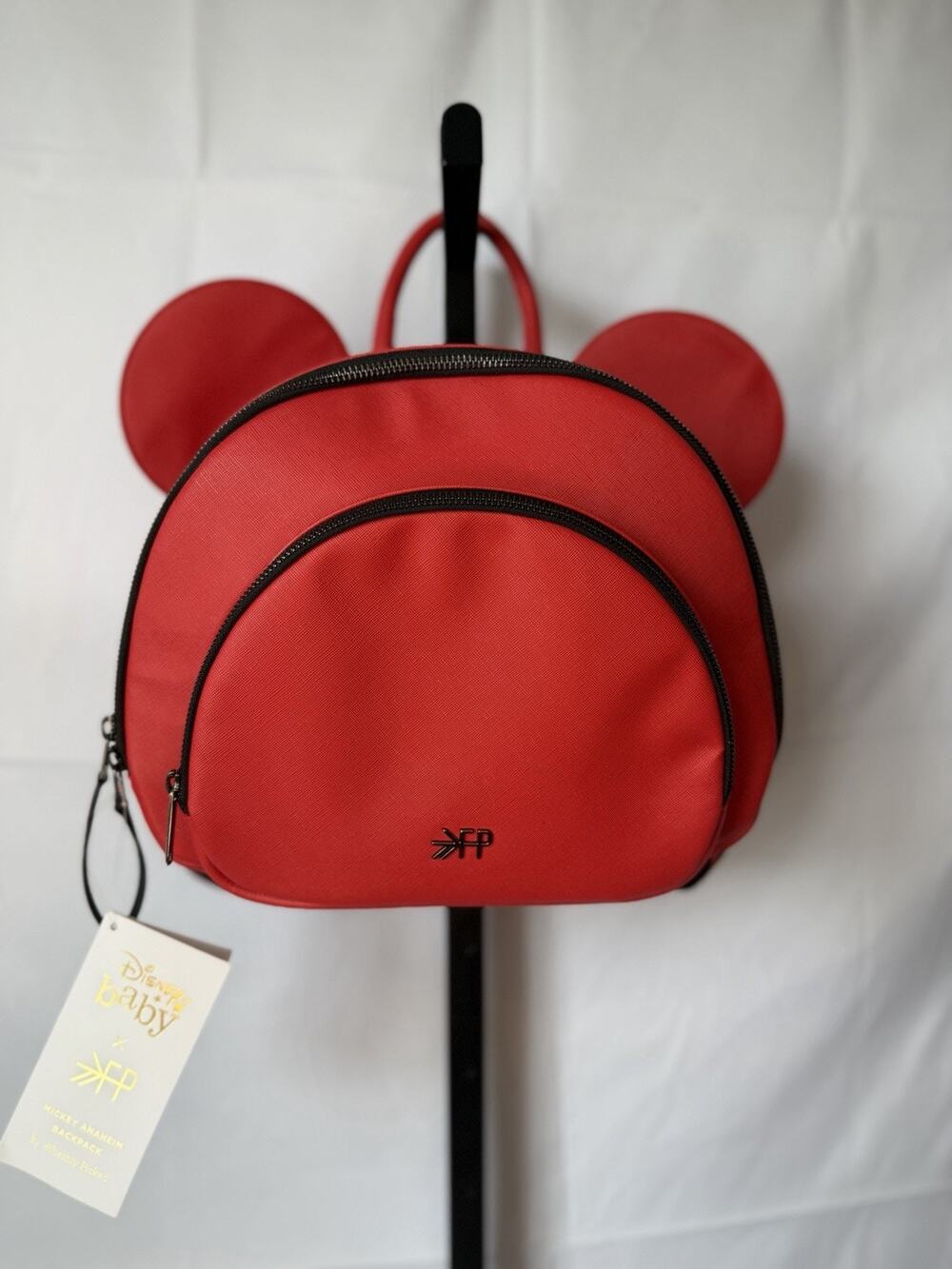 Disney Baby x Freshly Picked Mickey Anaheim Backpack Diaper Bag in Rogue Red